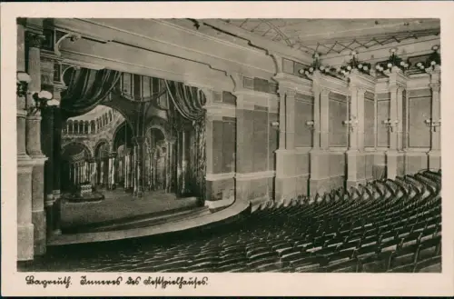 Ansichtskarte Bayreuth Richard-Wagner-Festspielhaus - Bühne 1938