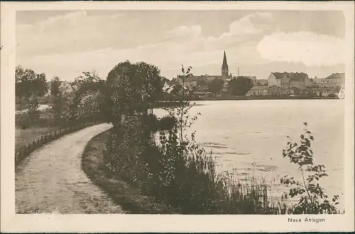 Postcard Tilsit Советск Neue Anlagen 1922