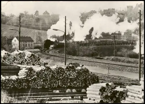 Röppisch-Gera Dampflokomotivenim Einsatz Baureihe 58.30 bei Gera-Röppisch 1982