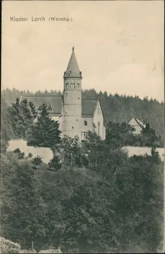 Ansichtskarte Lorch Partie am Kloster 1911