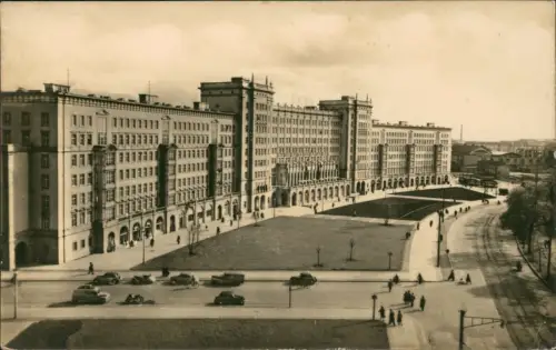 Ansichtskarte Leipzig Ringbebauung - Fotokarte 1956