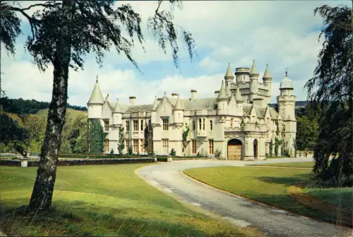 .Großbritannien Balmoral Castle (Schloss der Royal Family) 1966