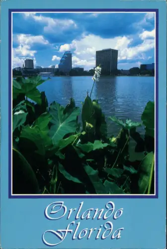 Postcard Orlando Stadt-Ansicht, Lake View 1995