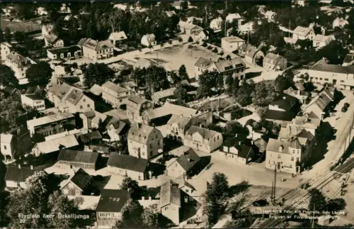 Postcard Örkelljunga Luftbild Flygfoto 1952  Skane Servige