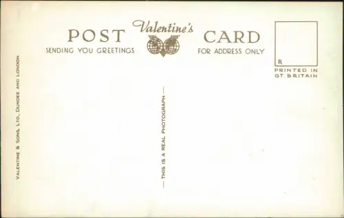 Postcard Edinburg Dùn Èideann Castle und Ross Fontain - Fotokarte 1940