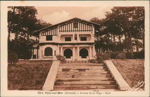 CPA Pyla-sur-Mer Gironde Avenue de la Plage - Djadi 1928