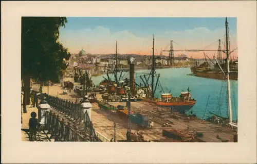 CPA Nantes Hafen Dampfer 1935