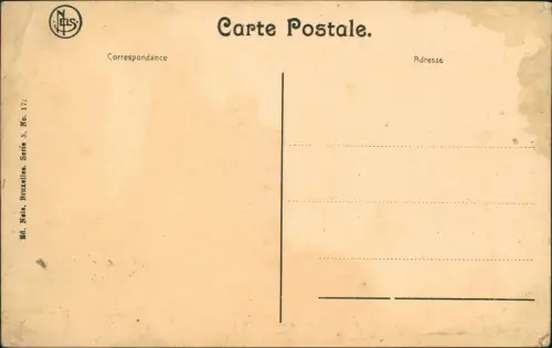 Postkaart Waulsort-Hastière Hôtel de la Meuse et château. 1913
