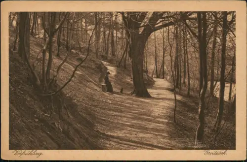 Ansichtskarte Groitzsch Vorfrühling 1928