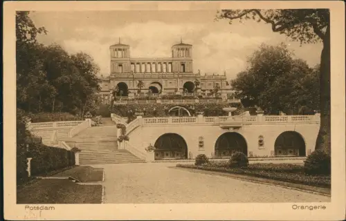 Ansichtskarte Potsdam Sanssouci Orangerie 1924