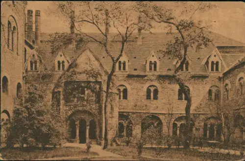 Ansichtskarte Altstadt-Magdeburg Kloster u. l. Frauen, Kreuzgang 1922