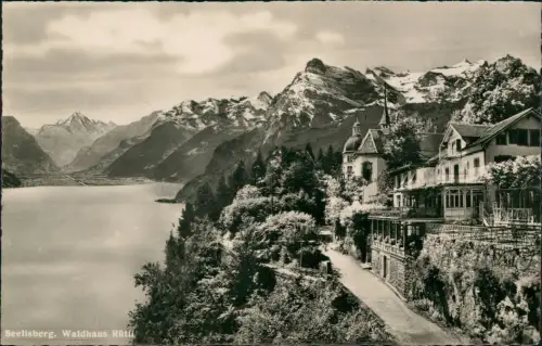 Ansichtskarte Seelisberg Waldhaus Rütli - Fotokarte 1963