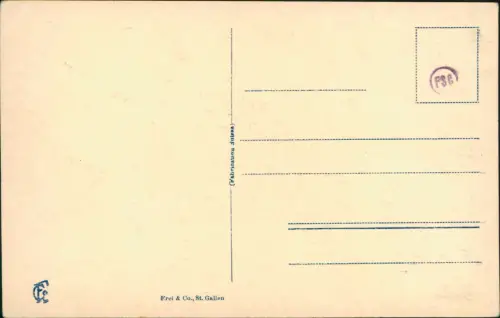 Ansichtskarte Filisur Filisour Filisur Bündnerhaus Stadtpartie 1939