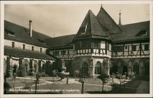 Ansichtskarte Bebenhausen-Tübingen Brunnenkapelle im ehemal. Jagdschloß 1930