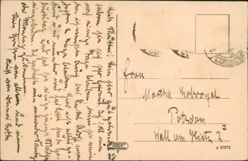 Ansichtskarte Leipzig Reichsgerichtsgebäude Straßenbahn 1917