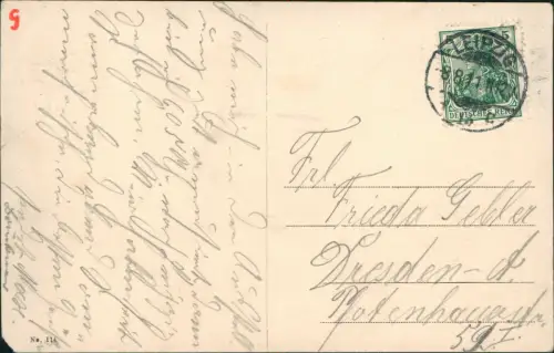 Ansichtskarte Leipzig Buchhändler-Börse - Kreuzung 1911