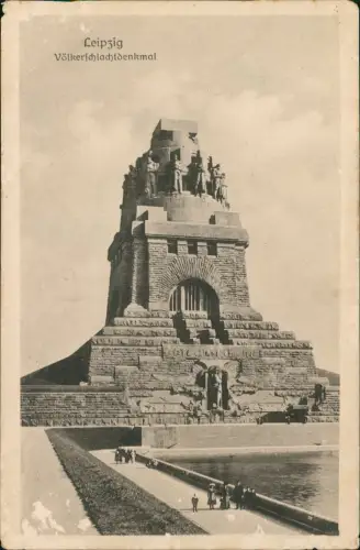 Ansichtskarte Leipzig Völkerschlacht-Denkmal 1910