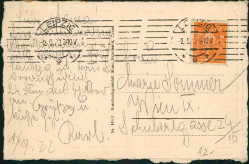 Ansichtskarte Leipzig Königsplatz 1922