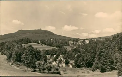 Ansichtskarte Lückendorf-Oybin Stadtpartie Oberlausitz Fotokarte 1963