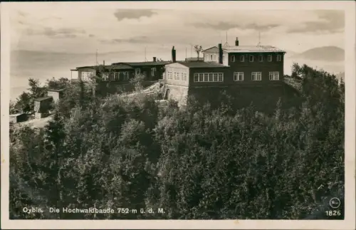 Ansichtskarte Oybin Hochwaldbaude Fotokarte Oberlausitz 1938