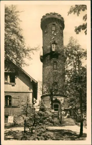 Ansichtskarte Oybin Zittauer Gebirge Turm auf dem Hochwald 1954