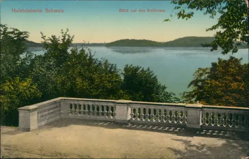 Ansichtskarte Bad Malente-Gremsmühlen-Malente Blick von der Terrasse 1914