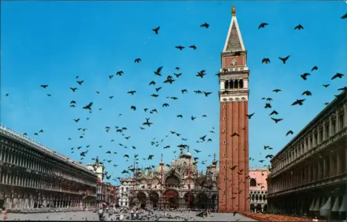 Cartolina Venedig Venezia Piazza S. Marco 1973