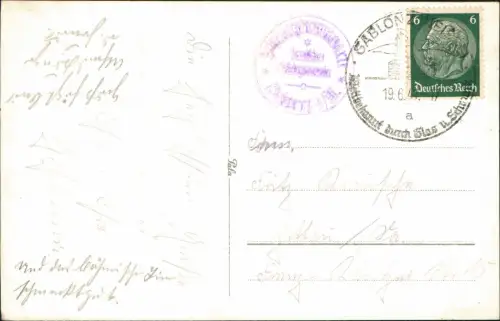 Gablonz (Neiße) Jablonec nad Nisou Schwarzbrunnwarte Sudtenland 1943