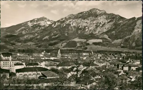 Ansichtskarte Bad Reichenhall mit Zwiesel und Hochstaufen 1961