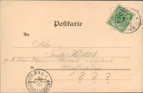 Ansichtskarte Oybin Berg REFECTORIUM Oberlausitz 1899