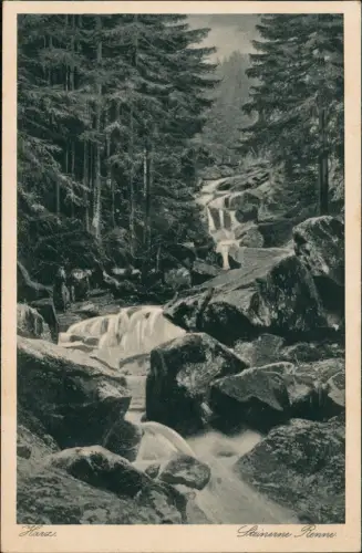 Ansichtskarte Wernigerode Steinerne Renne 1928