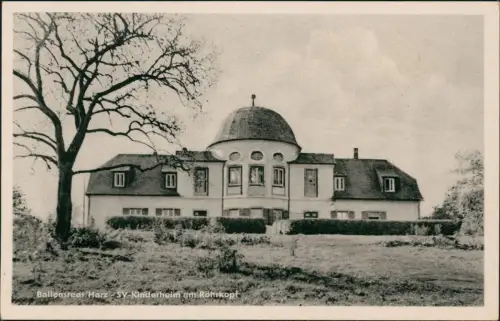 Ansichtskarte Ballenstedt (Harz) Harz SY-Kinderheim am Röhrkopf 1955
