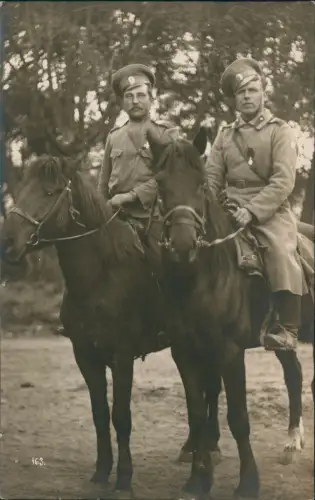 Ansichtskarte  Militär Deutsche Soldaten zu Pferde Militaria 1916