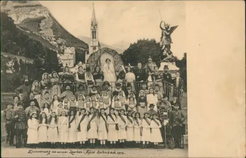 Ansichtskarte Opfenbach Erinnerung an unser Lourdes-Spiel 1912