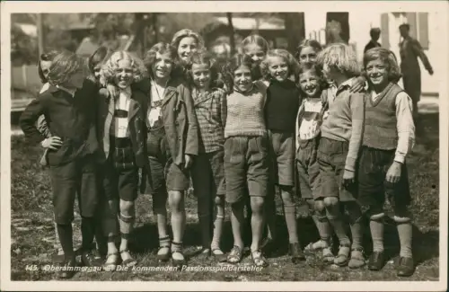 Ansichtskarte Oberammergau Die kommenden Passionsspieldarsteller Kinder 1960