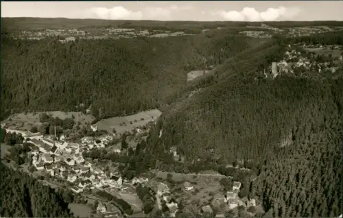 Ansichtskarte Bad Teinach-Zavelstein Luftbild Luftaufnahme 1964