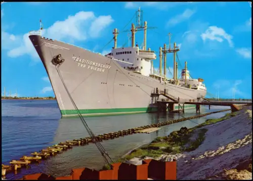 Ansichtskarte Rostock Traditionsschiff Typ "Frieden" 1977