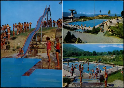 Ansichtskarte Lugano CENTRO SPORTIVO Sportzentrum CARONA (Lugano) 1975