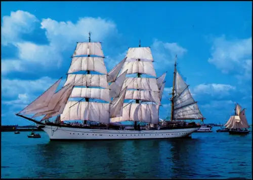 Ansichtskarte  Marine-Schulschiff "Gorch Fock" 1985