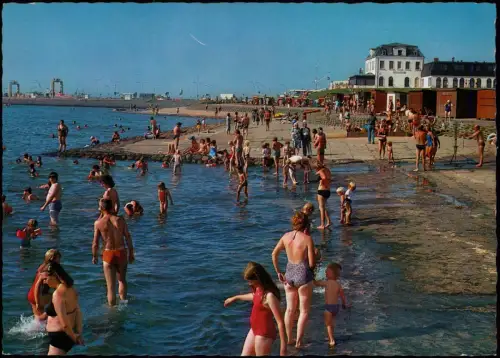 Ansichtskarte Dagebüll Strand Badestrand Nordseebad 1982