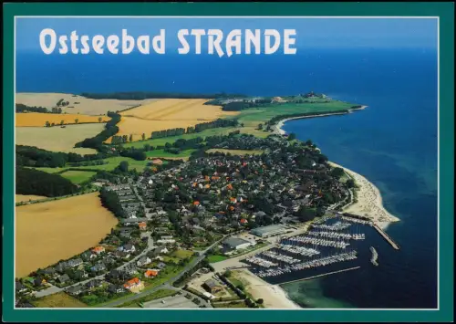 Ansichtskarte Strande Luftaufnahme Ostseebad STRANDE 1980