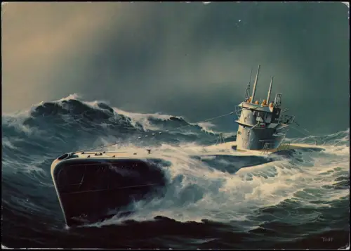 U-Boote Unterseeboot Typ VII C Atlantik-Boot der deutschen Kriegsmarine 1970