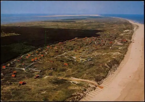 .Niederlande Panorama Vlieland, Noordzeezijde, Luftaufnahme 1994