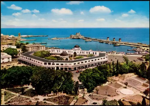 Rhodos ΡΟΔΟΣ RHODES View of the New Market Mercato Marché Markt 1965