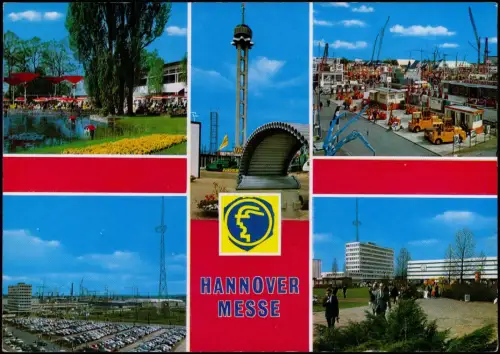 Ansichtskarte Hannover Messegelände Messe (Mehrbildkarte) 1978