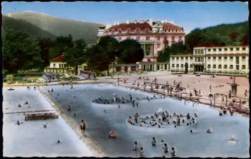 Ansichtskarte Baden (bei Wien) Strandbad Colorfotokarte 1961