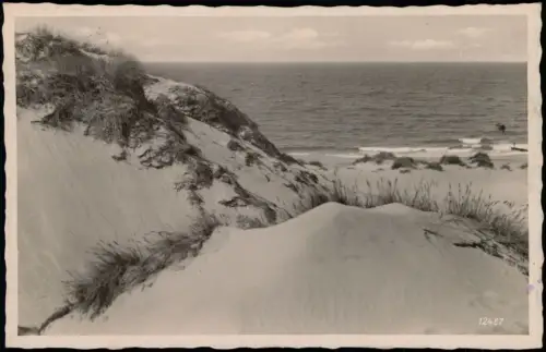 Ansichtskarte Wenningstedt-Braderup (Sylt) Dünen Strand - Sylt 1938