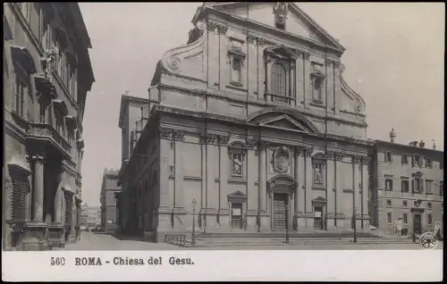 Cartolina Rom Roma Chiesa del Gesu - Fotokarte 1917