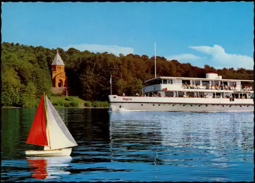 Ansichtskarte Starnberg Starnberger See mit Fahrgastschiff BAYERN 1980