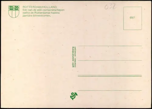 Rotterdam Rotterdam Hafen, Frachtschiff, Container Schlepper Zuidpool 1980